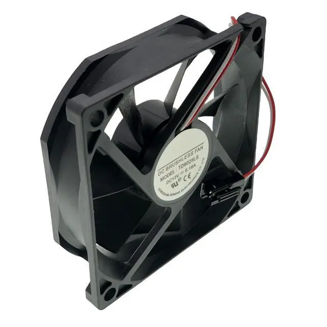 Alt view image 6 of 6 - for TONON TD9025LS Wine Fridge Hotel Refrigerator, DC12V 0.16A Size: 90x90x25mm, (E1 Plug) 2-Wire Cooling Fan.