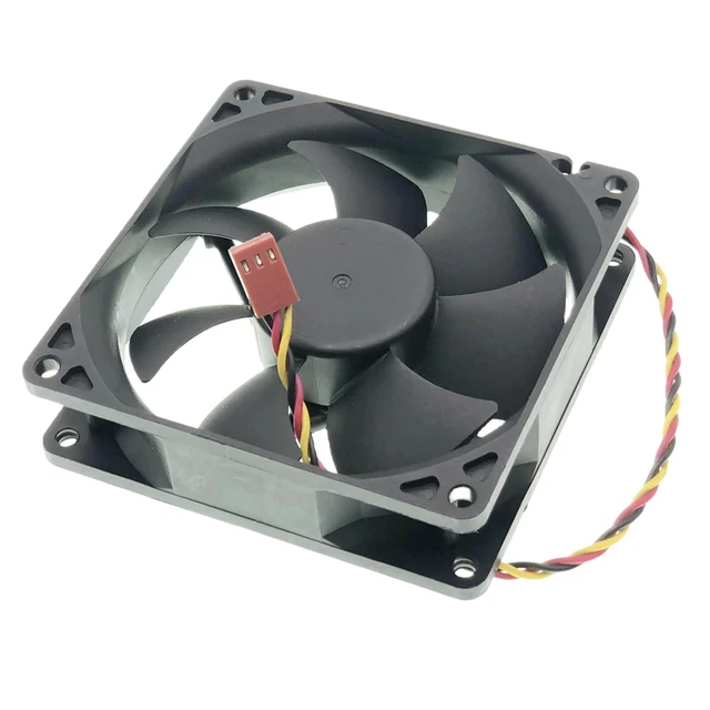 Alt view image 2 of 7 - for Foxconn PV902512L DC12V 0.16A 3-Pin 3-Wire Silent Chassis Cooling Fan Size:92x92x25mm.