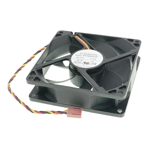 Alt view image 5 of 7 - for Foxconn PV902512L DC12V 0.16A 3-Pin 3-Wire Silent Chassis Cooling Fan Size:92x92x25mm.