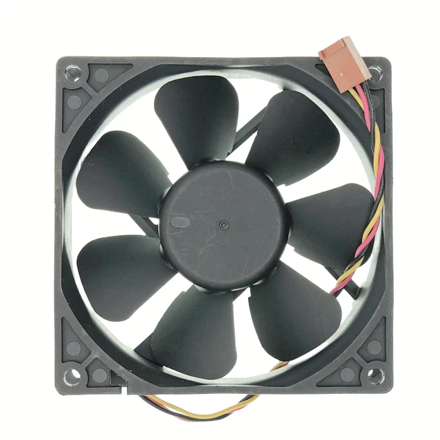 Alt view image 4 of 7 - New Case Cooling Fan for Delta DSB0912M, for Dell OptiPlex 3020 Desktop X755M-A01,3-Pin 12V 0.19A Size: 92x92x25mm.