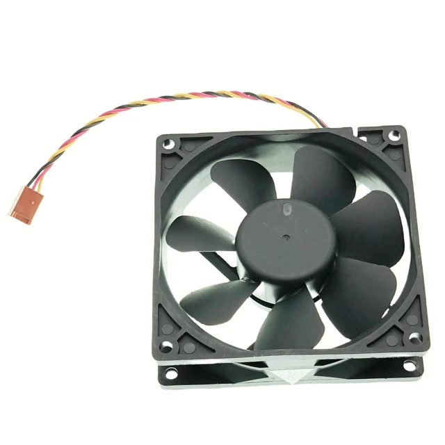 Alt view image 7 of 7 - New Case Cooling Fan for Delta DSB0912M, for Dell OptiPlex 3020 Desktop X755M-A01,3-Pin 12V 0.19A Size: 92x92x25mm.