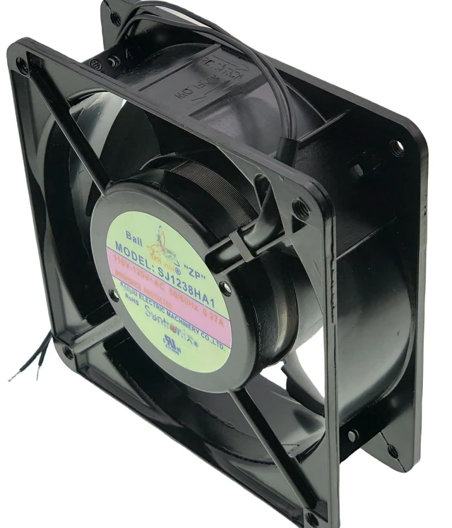 Alt view image 4 of 7 - for Suntronix SJ1238HA1 Axial Fan, AC 110V~120V 0.27A 50-60Hz,2-Wire Ball Cabinet Cooling Fan Size:120X120X38mm.