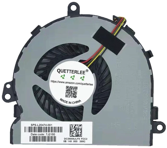 Main image of New CPU Cooling Fan for HP 4-PIN 15-AC 15-AY 15-AF 15-BA 15-BS 15-BE 15-BF 15-BD 15-BW 15-ACXXX 15-AFXXX 15-BSXXX 15-AYXX 250 G4 255 G4 14-R020 15-AC020nr ac120nr TPN-C116 C125 15-ac029ds Series Fan