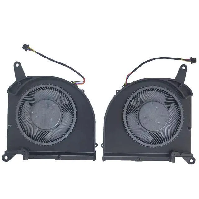Alt view image 2 of 4 - New CPU + GPU Cooling Fan for Gigabyte Aorus 15P 15G 17G KB SB WB XB YB YC KC XC RX5G RX7G AERO 15 OLED SA 17 HDR XA RP75XA RP77XA RP77XD AERO 17 RP77 RP75W Series PLB07010S12HH DC12V Fan