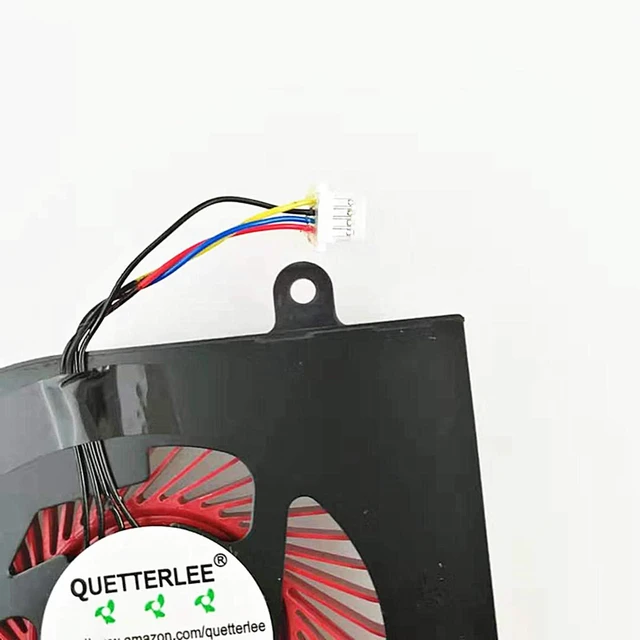 Alt view image 3 of 7 - Replacement New Laptop CPU Cooling Fan for MSI GS63 GS63VR GS73 GS73VR GS62 GS72 MS-17B1 MS-17B2 MS-16K2 MS-16K3 MS-16K4 MS-16K5 Stealth Pro Series BS5005HS-U2F1 Fan