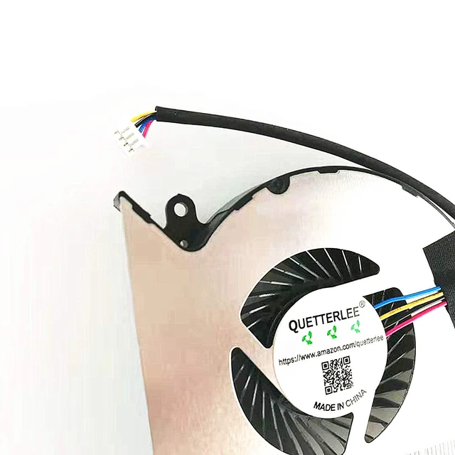 Alt view image 3 of 5 - Replacement New GPU Cooling Fan for MSI GE63 GL63 GV63 GP63 GP73 GE73 GL73 GE63VR GE63VR-7RE GE63VR-7RF GE73VR GE73VR-7RE GE73VR-7RF MS-16P1 16P7 MS-17C1 Series Fan PAAD06015SL N384 Fan