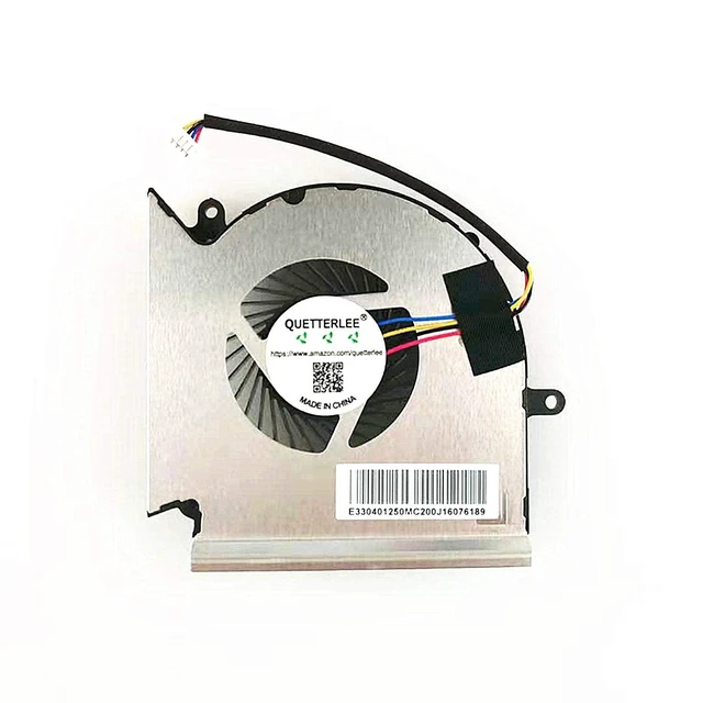 Alt view image 4 of 5 - Replacement New GPU Cooling Fan for MSI GE63 GL63 GV63 GP63 GP73 GE73 GL73 GE63VR GE63VR-7RE GE63VR-7RF GE73VR GE73VR-7RE GE73VR-7RF MS-16P1 16P7 MS-17C1 Series Fan PAAD06015SL N384 Fan