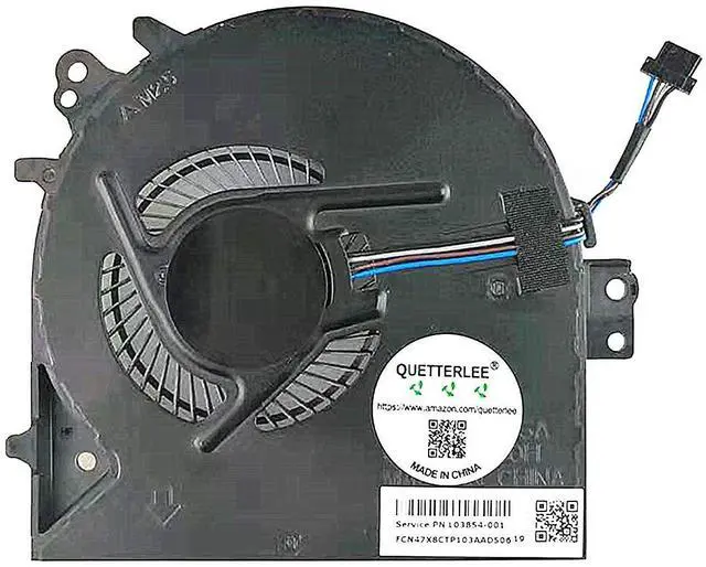 Alt view image 4 of 5 - Replacement New CPU Cooling Fan for HP ProBook 450 G5 455 G5 470 G5 450G5 455G5 470G5 Series L03854-001 0FJNC0000H Fan