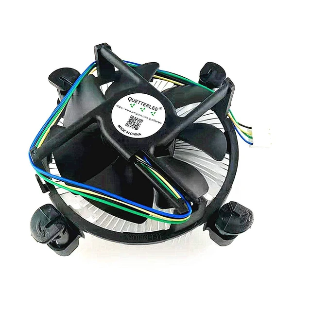 Alt view image 4 of 7 - New heatsink CPU Cooling Fan for Intel i3/i5/i7 lga 115x 1150 1151 1155 1156 X3430 X3440 X3450 X3460 X3470 X3480 Series E97379-003 D34223 D75716 D95263 E18764 E33681 E97375 E97378001 4-PIN 3.5-Inch
