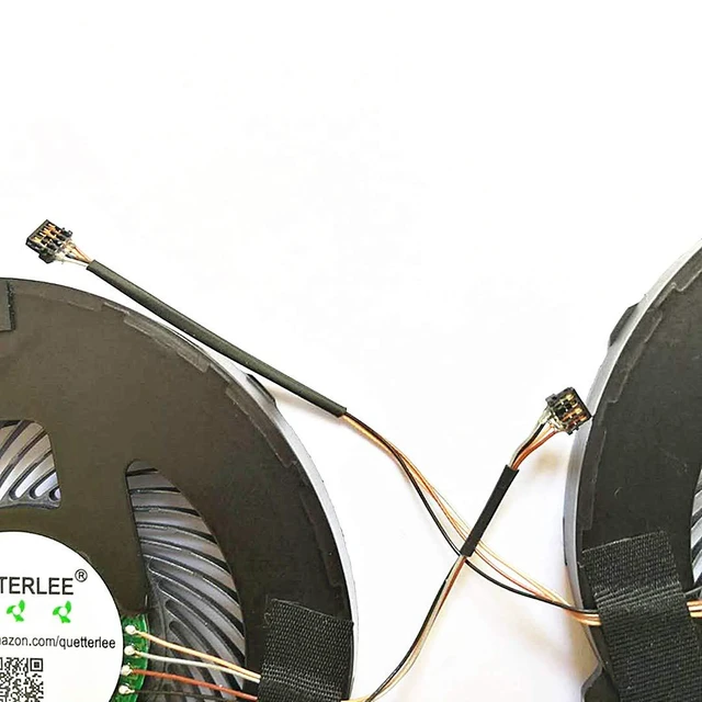 Alt view image 3 of 5 - Replacement New Laptop CPU + GPU Cooling Fan for Razer RZ09-0238 RZ09-02385E92 RZ09-02386E91 RZ09-02386E52-R3U1 R3B1 RZ09-0288 RZ09-0301 Series DFS2004051POT FKRD DFS561405PLOT FKRF Fan