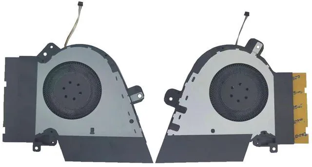 Alt view image 4 of 4 - Replacement New Laptop CPU and GPU Cooling Fan for ASUS ROG Zephyrus S GX502G GX502GW GX502GV GX502LWS GX502LXS Series DFS200912210T FL6H DFSCK221051821 FL6G DC12V 1A Fan