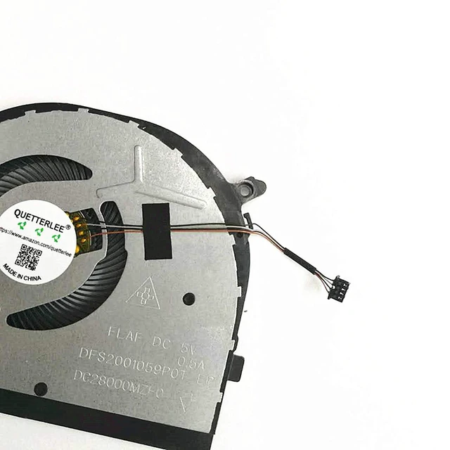 Alt view image 3 of 5 - Replacement New Laptop CPU Cooling Fan for Lenovo IdeaPad S340-15API S340-15IWL S340-15IIL S340-15IML C340-15IWL S540-15IWL FLEX-15IWL Series DFS2001059POT FLAF 5F10S13881 Fan
