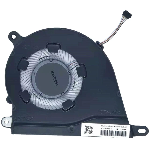 Alt view image 2 of 4 - CPU Cooling Fan for HP Pavilion 15-DY 15-dy1036nr 15-EF 14-DQ 14S-FQ DQ DR 15S-FQ 15S-EQ 340S G7 TPN-Q221 Q222 Q242 14S-FR 15T-DY 15-DY1751ms Series L68134-001 L68629-001 ND75C07-19A18 Fan