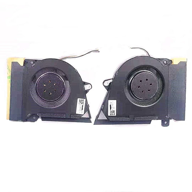 Alt view image 4 of 4 - New Laptop CPU+GPU Cooling Fan for ASUS Rog Zephyrus G14 GA401I GA401IV GA401IU GA401IH GA401II GA401IH-BR7N2BL GA401IHR Series DFSCK22115181H FMBC DFSCK22105182H FMBB DC12V 1A Fan