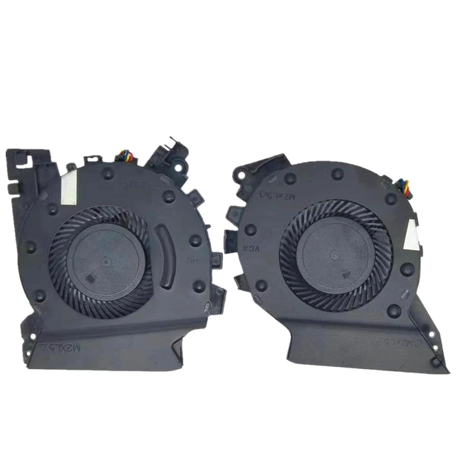 Alt view image 2 of 4 - Replacement New Laptop CPU GPU Cooling Fan for HP ZHAN99-65 G1 TPN-C134 ZBOOK 15v G5 Series L25223-001 L25224-001 DFS501105PR0T FKKB DFS481305MC0T FKKC Fan