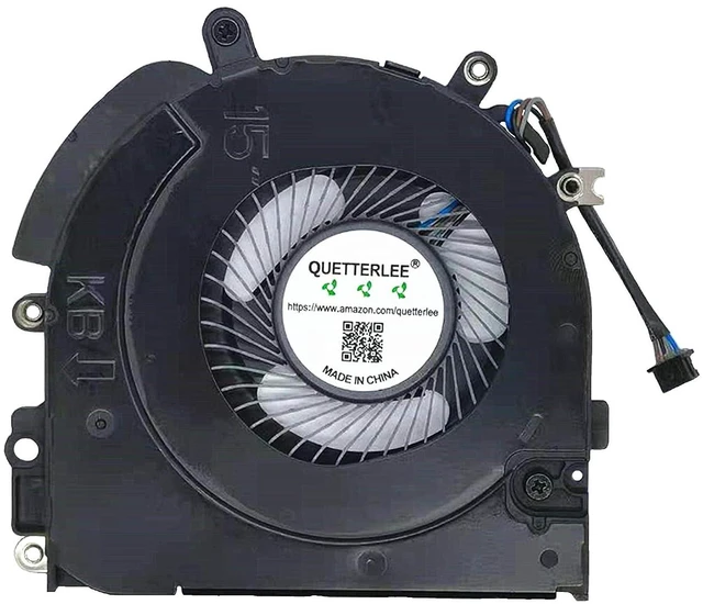 Alt view image 2 of 2 - Replacement New Laptop CPU Cooling Fan for HP EliteBook 745 G5 745 G6 840 G5 840 G6 850 G5 850G6 845G5 845G6 ZBOOK 14U G5 15U G5 15U G6 Series NS85C10-18J12 EG75050S1-C010-S9A DC5V Fan