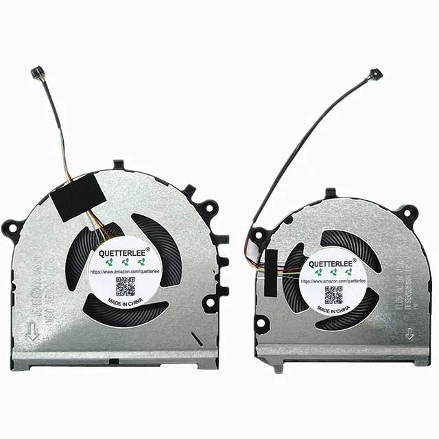Alt view image 3 of 6 - Replacement New Laptop CPU+GPU Cooling Fan for Lenovo ThinkBook 14S-IWL 14S-IML K4-IWL S540-14IWL 6Pro-14IWL Series DFS5K123043630 FLDU DFS150305180T FL05 DC5V 0.5A Fan