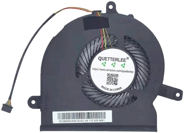 Main image of Replacement New Laptop CPU Cooling Fan for Lenovo Legion 14-isk 15-ISK Y41 Y51 Rescuer 14 Rescuer 15 Series EG75080S1-C040-S9A DC28000CSS0 DC28000CXS0 DC5V 2.25W Fan