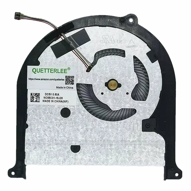 Main image of Replacement New Laptop CPU Cooling Fan for ASUS ZenBook UX331 UX331U UX331UN UX331FA UX331FN UX331UA UX331UAL U3100U U3100UA Series 13N1-3HA0101 NC55C01-17E35 NC55C01-18J28 DC5V 0.5A Fan