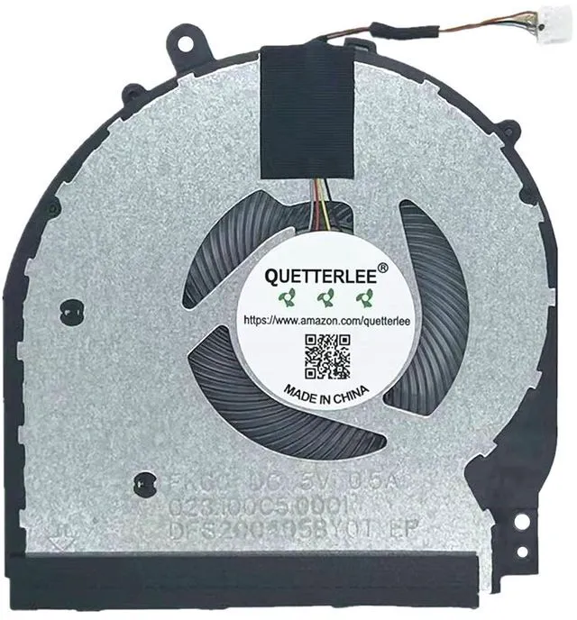 Alt view image 2 of 2 - Replacement New Laptop CPU Cooling Fan for GP Pavilion 14-CD 14M-CD 14M-cd0001dx 14M-cd0003dx 14M-0005dx 14M-0006dx 14-cd005ns TPN-W131 Series L18222-001 DFS200405BY0T FKG0 DC5V 0.5A Fan