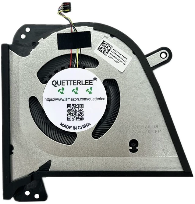 Alt view image 4 of 4 - New Laptop CPU+GPU Cooling Fan for ASUS Zephyrus GA503 GA503Q GA503QS GA503QE GA503QM GA503QR GA503QC GU603H GU603HR GU603HM GU603ZW GU603Z GU603ZM GU603ZX Series FN22 FN23 12V Fan