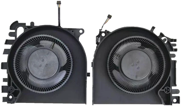 Alt view image 2 of 2 - Replacement New Laptop CPU and GPU Cooling Fan for HP ZBook Fury 15 G7 15 G8 Series MG75090V1-1C130-S9A MG75090V1-1C110-S9A ND75C52-19L05 ND75C53-19L06 DC5V Fan