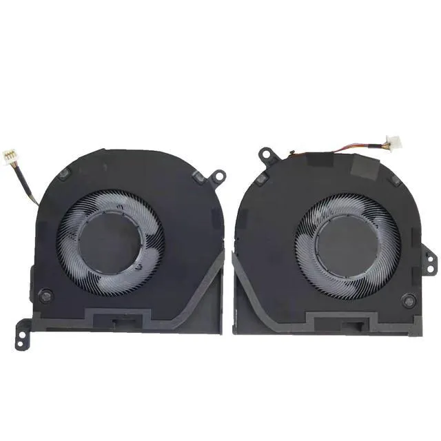Alt view image 2 of 2 - Replacement New Laptop CPU and GPU Cooling Fan for Dell XPS 9520 Precision 5570 Series 0594WG 0MC4KC EG50050S1-CJ60-S9A EG50050S1-CJ80-S9A DC28000Y6SL DC28000Y5SL DC5V Fan