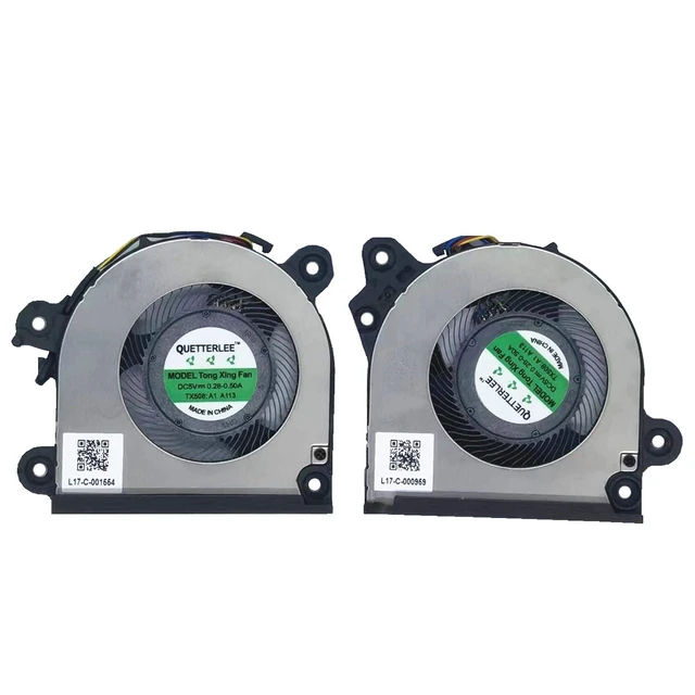 Alt view image 2 of 2 - Replacement New Laptop CPU and GPU Cooling Fan for Samsung NP930XCJ NP930XCR NP930QCG NP930QCG-K01US Series BAPC0404R5HY003 BAPC0404R5HY004 DC5V 0.5A Fan