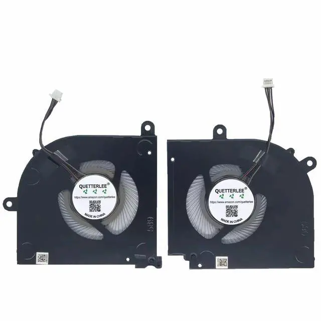 Alt view image 6 of 6 - New Laptop CPU and GPU Cooling Fan for MSI Stealth 15M A11UEK 15M A11UEK-009 15M A11UEK-280 15M-A11UEKV 15M-A11SEK 15M-A11SDK MS-1562 MS-1563 MS-15B1 Series BS5405HS-U4X BS5405HS-U4W DC 5V 1A Fan