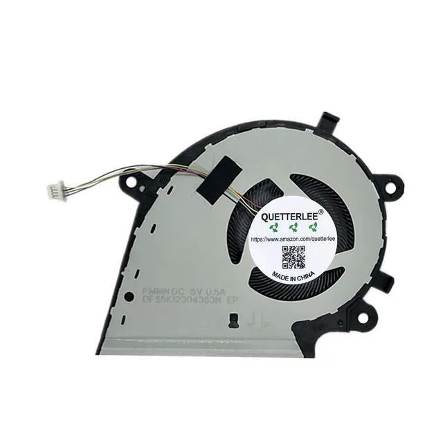 Alt view image 3 of 4 - Replacement New Laptop CPU + GPU Cooling Fan for ASUS ROG Strix G531 G531G G531GT G531GU G531GD G531GW G531GV-DB76 G531GT-BI7N6 Series DFS5K12115491M FLKJ DFS5K12304363N FLLB DC5V Fan