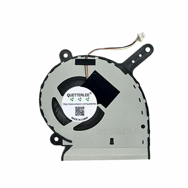Alt view image 4 of 4 - Replacement New Laptop CPU + GPU Cooling Fan for ASUS ROG Strix G531 G531G G531GT G531GU G531GD G531GW G531GV-DB76 G531GT-BI7N6 Series DFS5K12115491M FLKJ DFS5K12304363N FLLB DC5V Fan