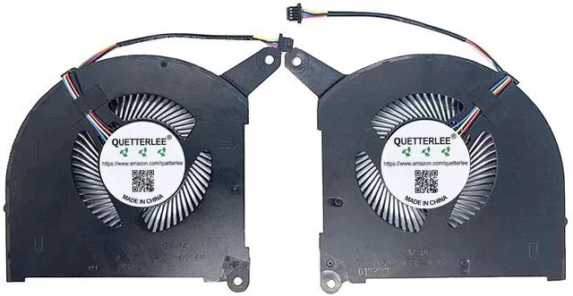 Main image of Replacement New Laptop CPU+GPU Cooling Fan for Gigabyte AERO 16 AERO 17 YE5 XE5 KE5 YE4 XE4 KE4 RP86 RP86YE RP87 RP87YE5 Series DFSCL12E064867 FP2D DFSCM227163927 FP2F 12V 1A Fan