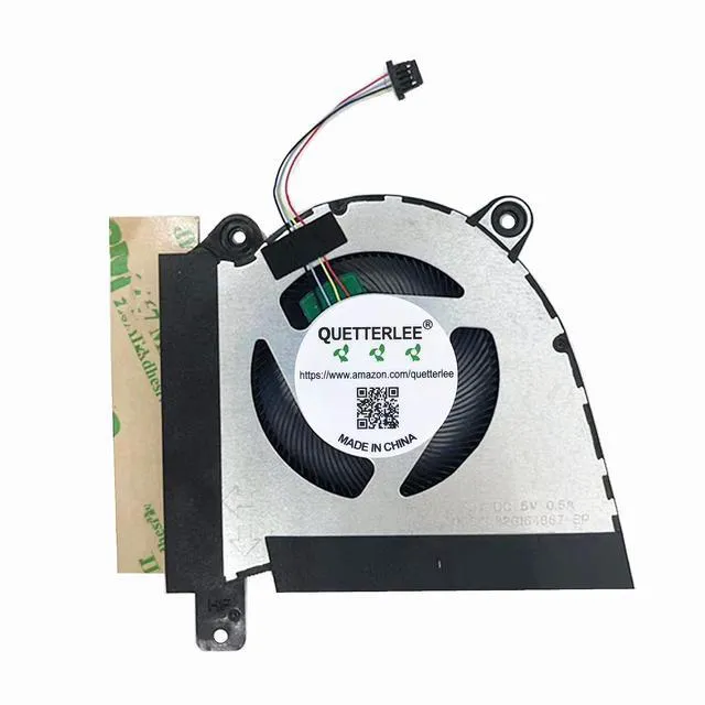 Alt view image 4 of 4 - Replacement New Laptop CPU+GPU Cooling Fan for ASUS Rog Zephyrus G14 2022 GA402R GA402RJ GA402RK GA402RK-G14.R96800 Series DFS5L32G064867 FP50 DFS5L32G164867 FP3F DC5V 5A Fan