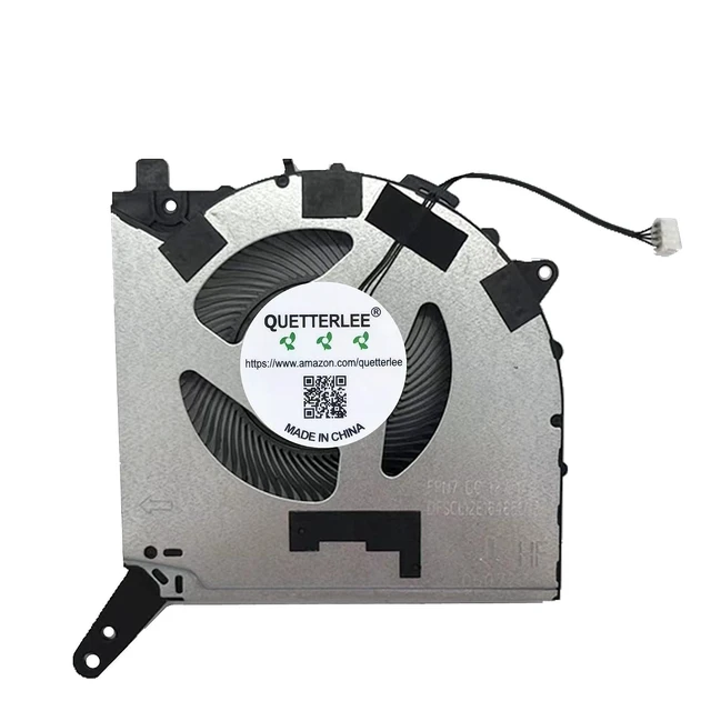 Alt view image 5 of 6 - Replacement New Laptop CPU+GPU Cooling Fan for Lenovo Y7000P IAH7/R7000P ARH7 2022 Legion 5 15IAH7H 82RB Legion 5 15ARH7H 82RD Series DFSCL12E06486Q FPN6 DFSCL12E16486Q FPN7 DC12V 1A Fan