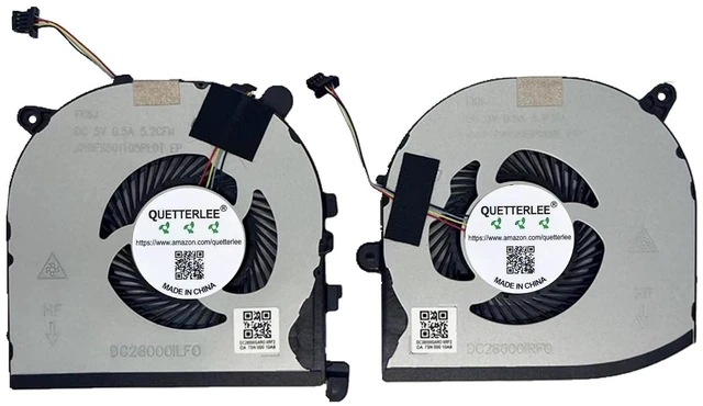 Main image of Replacement New Laptop CPU+GPU Cooling Fan for DELL XPS 15 9560 Precision 5520 Series 0VJ2HC 0TK9J1 DFS501105PROT FJ6P DFS501105PQ0T FJ6J DC5V Fan