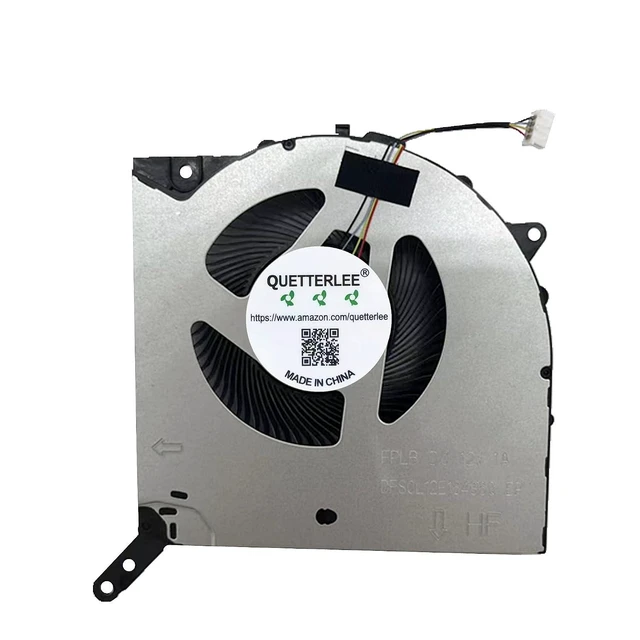 Alt view image 5 of 6 - New Laptop CPU + GPU Cooling Fan for Lenovo Legion Pro 5 16ARH7H 15IAH7H 16IAH7 Legion R9000P Y9000P IAH7H 2022 I7-12700H RTX3070 Series DC12V 1A DFSCL12E16486Q FPLA DFSCL12E06486Q FPLB Fan