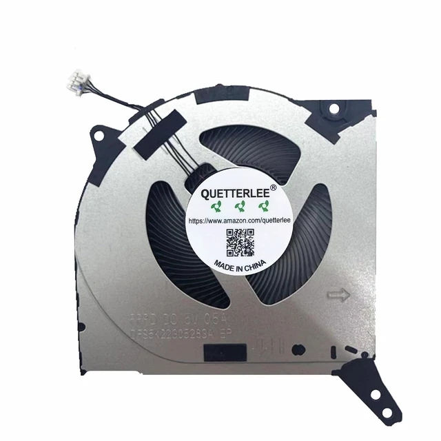 Alt view image 3 of 6 - Replacement New CPU+GPU Cooling Fan for Lenovo Legion Y7000P R7000P R7000 ARH7 IAH7 Legion 5-15ARH7 2022 Year Series DFS5K22305283A FPPD DFS5K22115371G FPPF DC5V 0.5A Fan