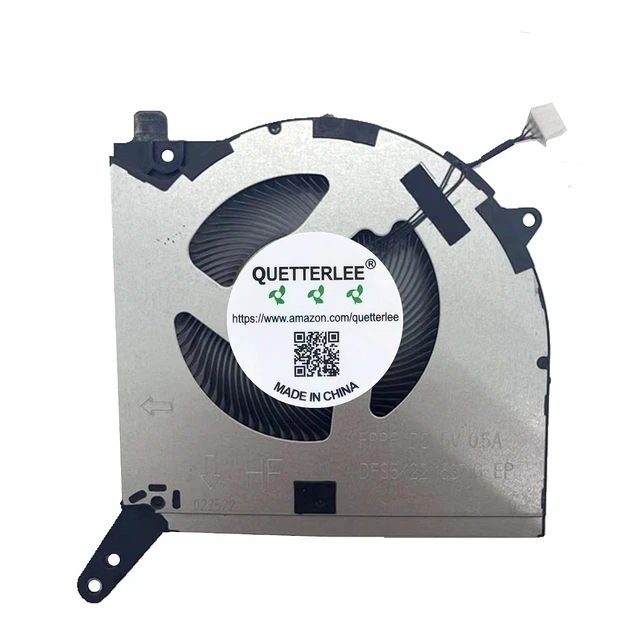 Alt view image 5 of 6 - Replacement New CPU+GPU Cooling Fan for Lenovo Legion Y7000P R7000P R7000 ARH7 IAH7 Legion 5-15ARH7 2022 Year Series DFS5K22305283A FPPD DFS5K22115371G FPPF DC5V 0.5A Fan