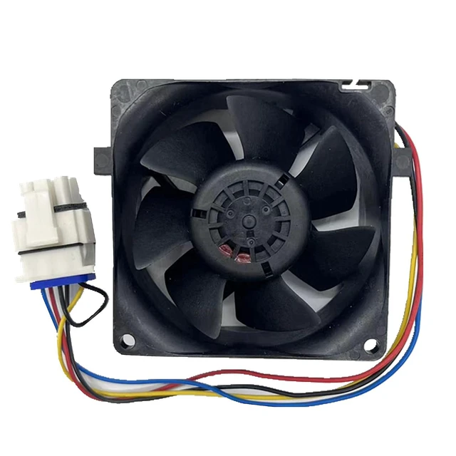 Alt view image 2 of 3 - Replacement New GE Refrigerator Evaporator Cooling Fan for GE Refrigerators V80E14MS2A3-57A611 Series DC 13.6V 0.16A 4300 RPM Fan