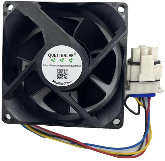 Main image of Replacement New GE Refrigerator Evaporator Cooling Fan for GE Refrigerators V80E14MS2A3-57A611 Series DC 13.6V 0.16A 4300 RPM Fan