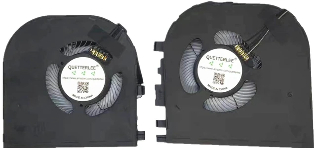 Alt view image 2 of 2 - Replacement New Laptop CPU and GPU Cooling Fan for Lenovo ThinkPad X1 Extreme P1 GEN2 Series (Note: GPU Big Interface CPU Small Interface) EG50050S1-CE00-S9A EG50050S1-CE10-S9A Fan
