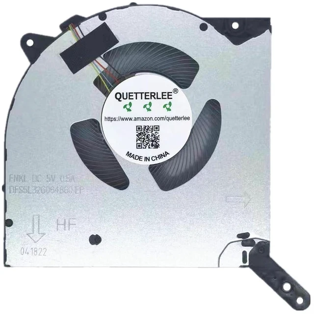 Alt view image 3 of 4 - New Laptop CPU + GPU Cooling Fan for Lenovo Legion 7 16ITHg6 Legion 7-16ACHg6 2021 Paragraph Legion Y9000K 2021 Paragraph Series DFS5L32G064860 FNKL DFS5L32G164860 FNKM DC 5V 0.5A Fan