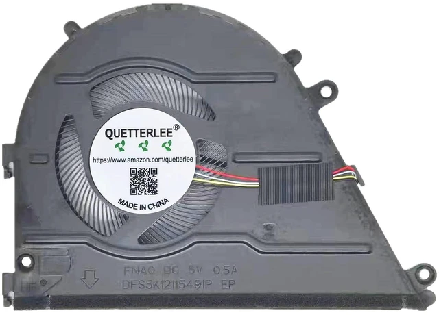Main image of New Laptop CPU Cooling Fan for HP Pavilion Aero 13-BE 13-BE2032AU 13-BE2047AU 13-BE0032AU 13-BE0033AU 13-BE2024AU 2025AU TPN-W152 2021 Series M52816-001 DFS5K12115491P FNA0 DC 5V 0.5A Fan
