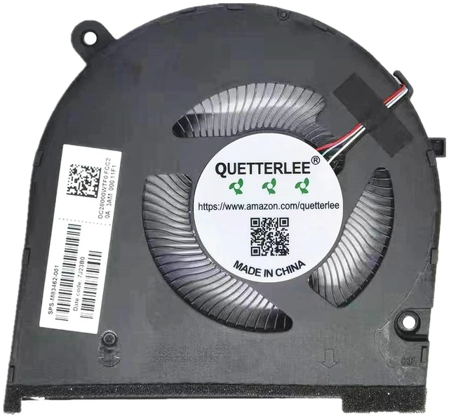 Alt view image 4 of 4 - New Laptop CPU+GPU Cooling Fan for HP Spectre x360 16 INCH 2-in-1 16-F 16T-F 16-F1013DX 16-F0023DX 16-f0013dx Series M83462-001 7J23A0 7J23B0 DFS5K22B05673P FNS7 DFS5K22B05673Q FNS8 Fan