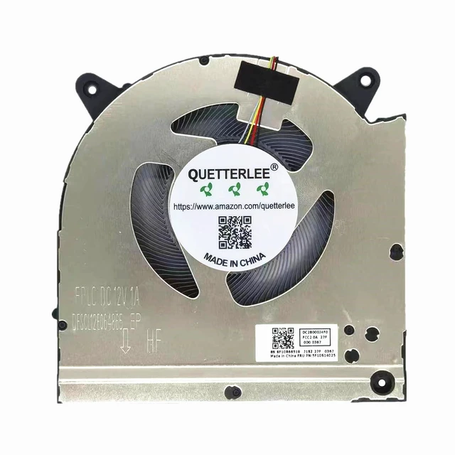 Alt view image 4 of 4 - New Laptop CPU and GPU Cooling Fan for Lenovo Legion 2022 Y9000X R9000X IAH7 ARH7 S7 16IAH7 82TF 16ARHA7 82UG Series DFSCL12E164865 FPLD DFSCL12E064865 FPLC 5F10S14025 DC 12V 1A Fan