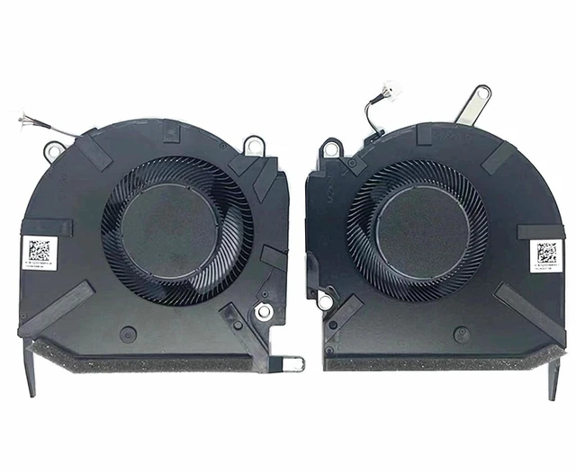 Alt view image 2 of 4 - New Laptop CPU + GPU Cooling Fan for HP OMEN RTX3050 16-K 16-N Pro TPN-Q280 Series N18090-001 N18091-001 FPKK DFS5K223052839 FPKJ DFS5L32G164865 DC 5V 0.5A Fan