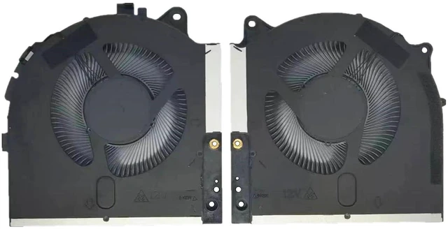 Main image of Replacement New CPU and GPU Laptop Cooling Fan for Dell Alienware M17 R5 M17R5 2022 Series MG75091V1-C080-S9A MG75091V1-C090-S9A 5K2203YGAM 5K22049AD7 DC12V Fan