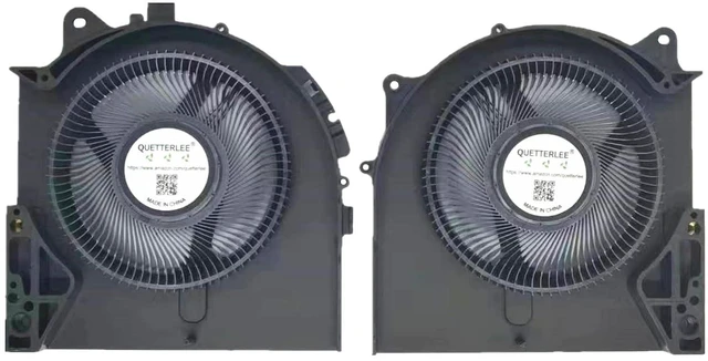 Alt view image 2 of 2 - Replacement New CPU and GPU Laptop Cooling Fan for Dell Alienware M17 R5 M17R5 2022 Series MG75091V1-C080-S9A MG75091V1-C090-S9A 5K2203YGAM 5K22049AD7 DC12V Fan
