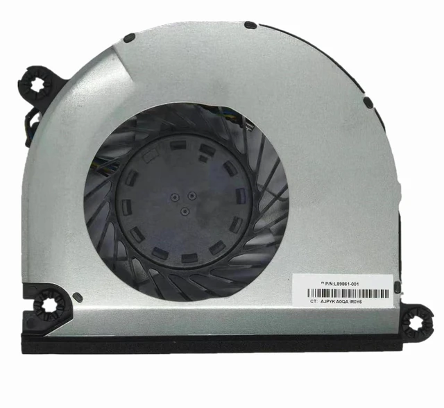 Alt view image 2 of 2 - Replacement New All-in-one CPU Cooling Fan for HP Pro One 400 G6 600 G6 22 24 All-in-one Series L89861-001 DFS240012A60T FMBJ 6033B0082501 6033B0083201 BAZB1118R2UP001 DC12V 1.0A Fan