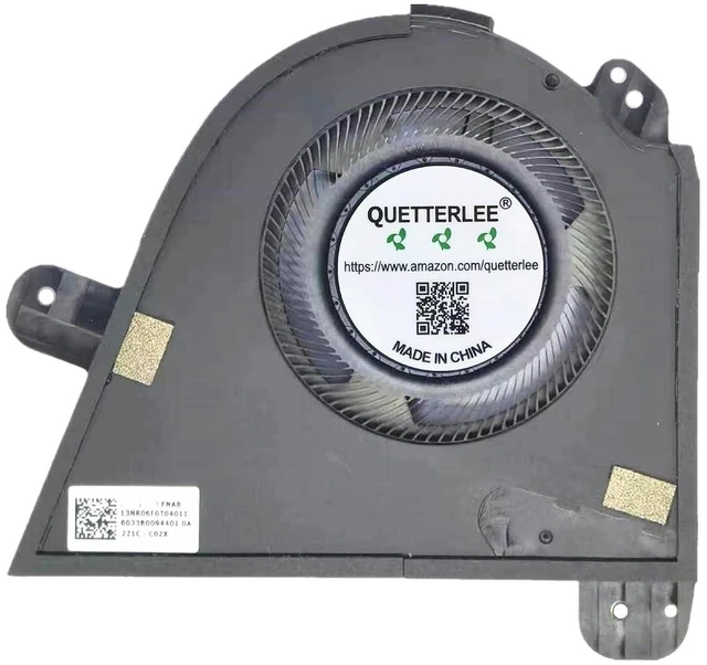 Alt view image 3 of 4 - Replacement New Laptop CPU GPU Cooling Fan for ASUS ROG Zephyrus Plus S 17 GX703 GX703H GX703HM Series FNA8 DFSCM22716392A FN7A DFSCL12E06486B DC12V 1A Fan